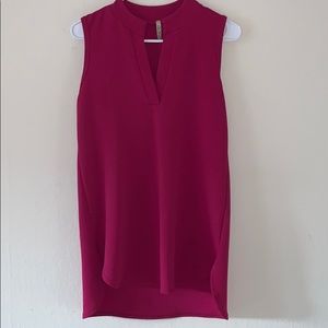 Goo Yoo Sleeveless V-Neck Tunic
